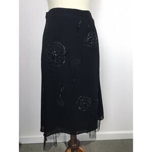 Day Birger et Mikkelsen Beaded Tulle A-Line Midi Skirt